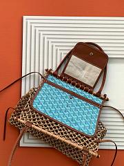 GOYARD Goyardine Net Aligre Tote Blue - 4