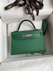 Hermes KELLY 19 IN Green - 4