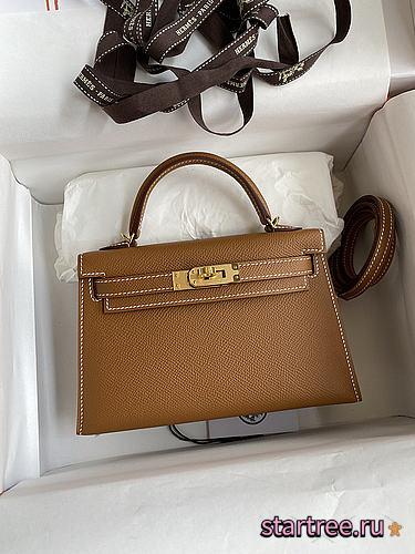 Hermes KELLY 19 IN Brown - 1