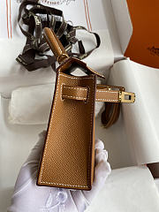 Hermes KELLY 19 IN Brown - 3