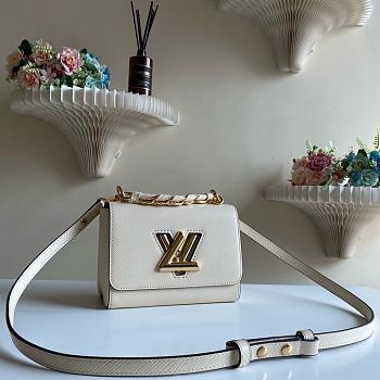 Louis Vuitton LV Twist PM Handbag M50332 WHITE