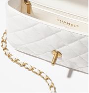 CHANEL SMALL FLAP BAG WITH TOP HANDLE-13 × 21 × 6 cm - 2