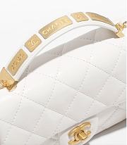 CHANEL SMALL FLAP BAG WITH TOP HANDLE-13 × 21 × 6 cm - 3