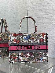 DIOR - Medium Dior Book Tote White-36*18*28cm - 1