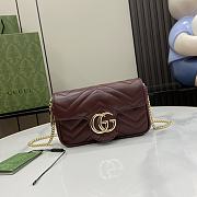 GG  GUCCI MARMONT SERIES SUPER MINI HANDBAG - 1