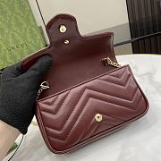 GG  GUCCI MARMONT SERIES SUPER MINI HANDBAG - 3