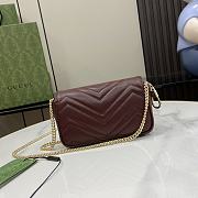 GG  GUCCI MARMONT SERIES SUPER MINI HANDBAG - 2