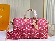 Louis Vuitton Keepall Bandoulière 40 Red - 1