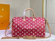 Louis Vuitton Keepall Bandoulière 40 Red - 2