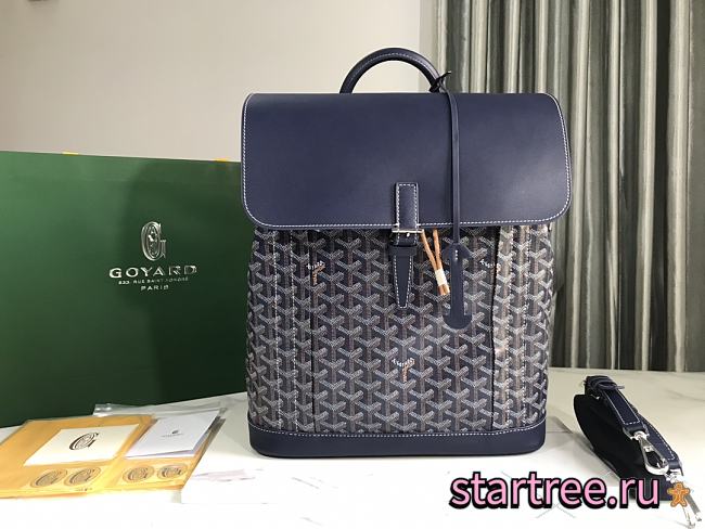 Goyard ALPIN Medium Backpack Blue-39x32x15.5cm  - 1