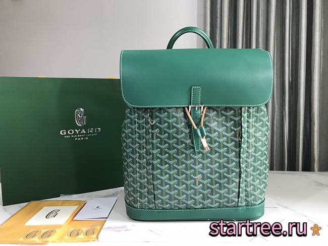 Goyard ALPIN Medium Backpack Green-39x32x15.5cm - 1