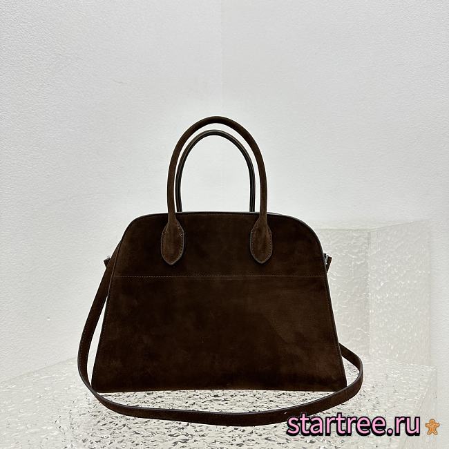 The Row Soft Margaux 12 In Suede Mocha -32*13*25CM - 1