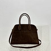 The Row Soft Margaux 12 In Suede Mocha -32*13*25CM - 1