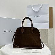 The Row Soft Margaux 12 In Suede Mocha -32*13*25CM - 2