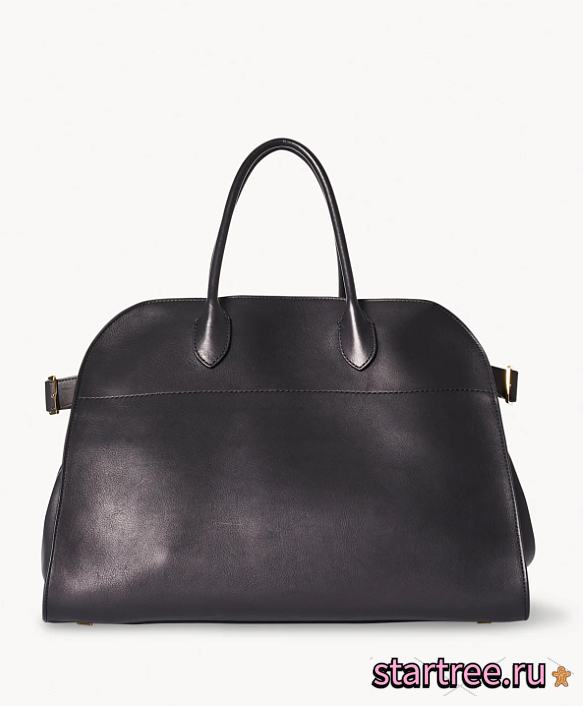 The Row Large Margaux 17 Bag Black - 1