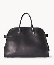 The Row Large Margaux 17 Bag Black - 1