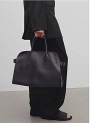 The Row Large Margaux 17 Bag Black - 4