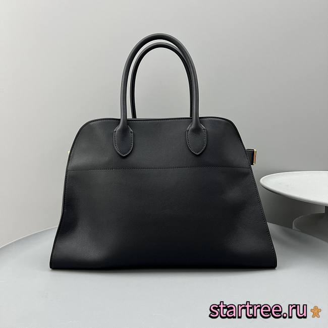 The Row Soft Margaux 15 Bag in Leather Black - 38.5*16*30cm - 1