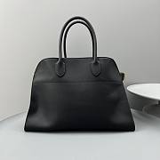 The Row Soft Margaux 15 Bag in Leather Black - 38.5*16*30cm - 1