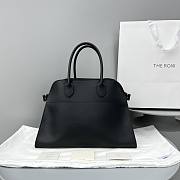 The Row Soft Margaux 15 Bag in Leather Black - 38.5*16*30cm - 5