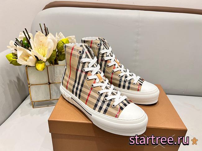 Burberry High Top Sneaker - 1