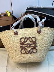 Loewe Large Anagram Basket Bag in Brown-46*15*24cm - 1