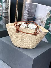 Loewe Small Anagram Basket Bag in Brown-34*16.5*13cm - 2