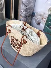 Loewe Small Anagram Basket Bag in Brown-34*16.5*13cm - 3