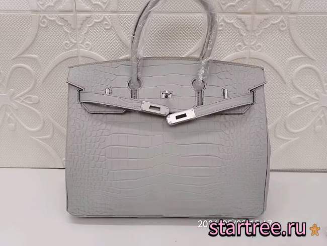 Hermes Birkin 35 Grey (Real Shot) - 1