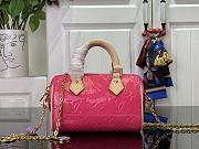 Louis Vuitton Nano Speedy Rose Pink-size 16x10x7.5cm - 1