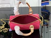 Louis Vuitton Nano Speedy Rose Pink-size 16x10x7.5cm - 4