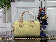 Louis Vuitton Nano Speedy Yellow-size 16x10x7.5cm - 4