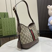GUCCI OPHIDIA GG SMALL SHOULDER BAG Brown-23x21x12cm - 4