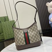 GUCCI OPHIDIA GG SMALL SHOULDER BAG Brown-23x21x12cm - 3