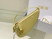 Dior Saddle Rodeo Pouch Yellow Goatskin - 20 x 15 x 4 cm - 2