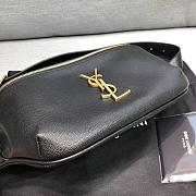 YSL Saint Lauren BELT BAG IN GRAIN DE POUDRE EMBOSSED LEATHER - 2