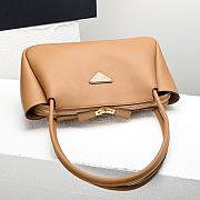 Prada Medium Leather Bag In Caramel - 5