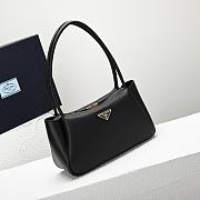 Prada Medium Leather Bag In Black - 3