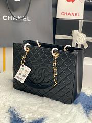 Chanel GST Shopping Tote Bag Lamskin Black-24*33*13cm - 1