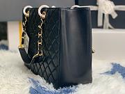 Chanel GST Shopping Tote Bag Lamskin Black-24*33*13cm - 2