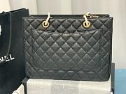 Chanel GST Shopping Tote Bag Caviar Black-24*33*13cm - 4