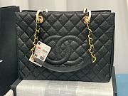 Chanel GST Shopping Tote Bag Caviar Black-24*33*13cm - 3