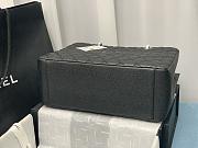 Chanel GST Shopping Tote Bag Caviar Black In Silver Hardware-24*33*13cm - 4