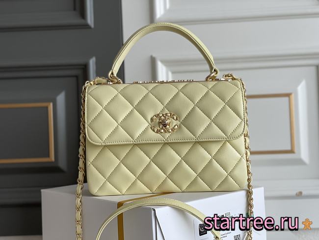 CHANEL BAG TRENDY CC In Yellow-25cm - 1