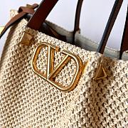 Valentino Garavani Summer Woven Tote-35*25*17cm - 5