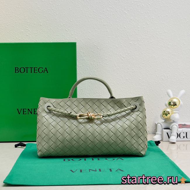 Bottega Veneta East-West Andiamo Fresh mint-29x18x10cm - 1