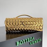 Bottega Veneta Long Clutch With Handle Gold-31x13x3cm - 1