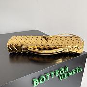 Bottega Veneta Long Clutch With Handle Gold-31x13x3cm - 3