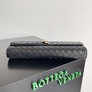 Bottega Veneta Long Clutch With Handle Black-31x13x3cm - 3
