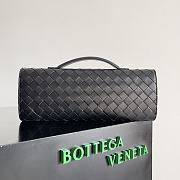 Bottega Veneta Long Clutch With Handle Black-31x13x3cm - 2